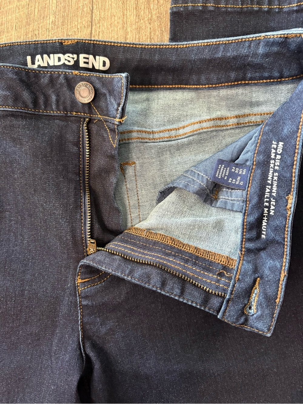Lands’ End Mid Rise Skinny Jean - Picture 5 of 5